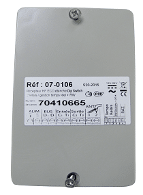 Récepteur HF Eco avec antenne intégrée - 2 Relais - Etanche [07-0106]