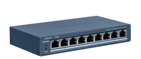 Switch 8 ports POE intelligent Fast Ethernet [DS-3E1309P-EI/M] - []