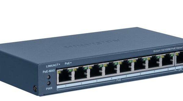 Switch 8 ports POE intelligent Fast Ethernet [DS-3E1309P-EI/M] - []