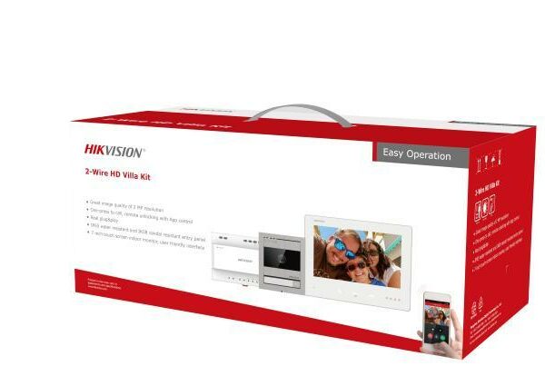 Kit d'interphonie HD 2 fils [DS-KIS704EY] - []