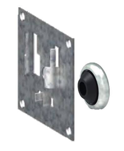 SUPPORT ROULEMENT Ø 42 100 X 100 + VIS + ROULEMENT PLAST. [B141A+B141B]