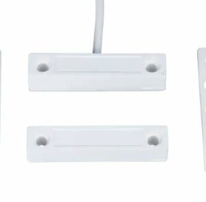 Contact magnétique en ABS en applique, 1 contact inverseur + boucle d'autoprotection (5 fils) [SMK20225] - [3760273110925]