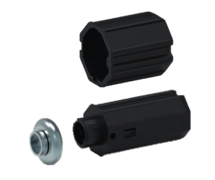 EMBOUT ESCAMOTABLE OCTO 60 CRABOT FEMELLE + ADAPT OCTO 70 + ROULEMENT [A483D+A482+B132]