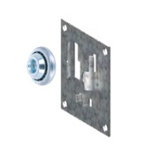 SUPPORT ROULEMENT Ø 42 100 X 100 + VIS + ROULEMENT ACIER [B141A+B141C]