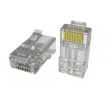 Connecteurs RJ45 HIKVISION Cat.6, 100 pcs Prise RJ45 pour Cat.6, plaqué or, Polycarbonate [DS-1M6AUA] - [307400838]