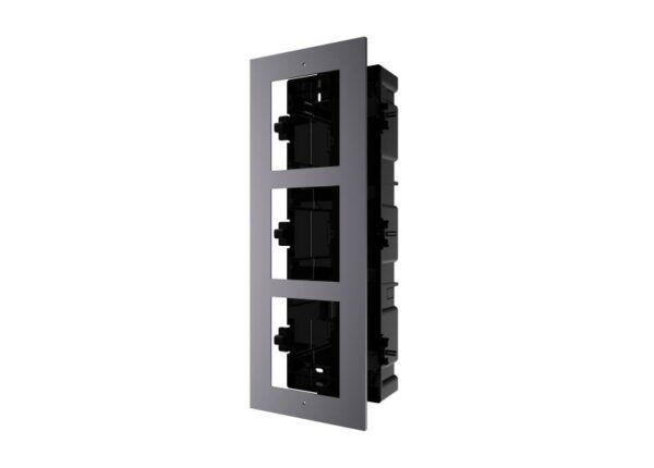 Support d'interphone vidéo 3 modules [DS-KD-ACF3(O-STD)/Plastic]