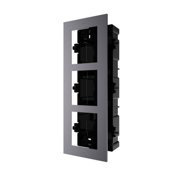 Support d'interphone vidéo 3 modules [DS-KD-ACF3(O-STD)/Plastic]