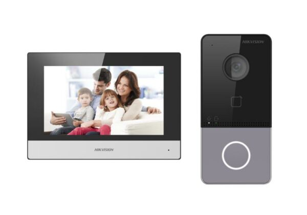 Kit d'interphone vidéo IP [DS-KIS603-P(C)] - []