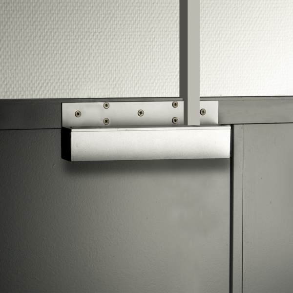 Ventouse électromagnétique en applique EMS600, série 300 Kg, 12 ou 24V, avec un contact inverseur [EMS600C] - [3760273113711] – Image 2