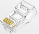 Connecteurs RJ45 HIKVISION Cat.6, 100 pcs Prise RJ45 pour Cat.6, plaqué or, Polycarbonate, UL94V-2, 100 unités/boîte [DS-1M6UA-15U(O-STD)/100PCS] - []