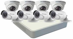 Kit 8 caméras Mini Bullet 5 MP/ Mini Dôme 2 MP avec enregistreur 8 canaux [DS-J142I/E08HGHI-B+4+4CAM] - []