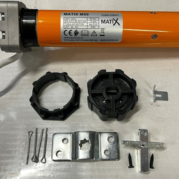 MATIX Ø 45 - 50 Nm Moteur Tubulaires pour Volets Roulants (avec secours) - [AC27B377]