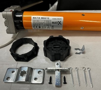 MATIX Ø 55 - 80 Nm Moteur Tubulaires pour Volets Roulants (avec secours) - [AC27C063]