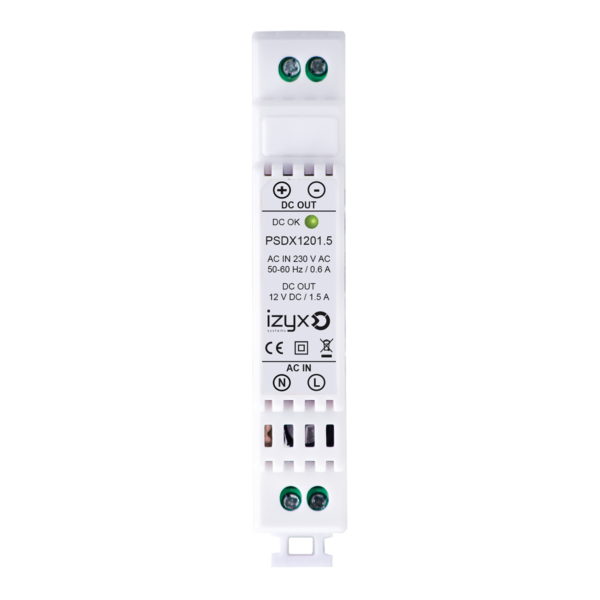Alimentation rail DIN 12V 1,5A [PSDX1201.5] - [3760273110185]