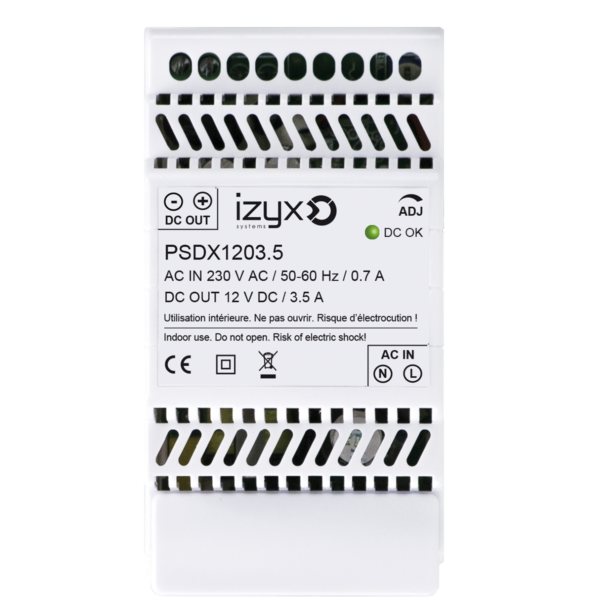 Alimentation rail DIN 12V 3,5A [PSDX1203.5 ] - [3760273110000]