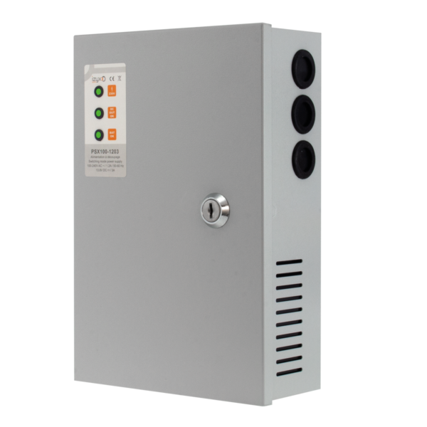 Alimentation chargeur en coffret métal 12V 1,5A [PSX100-121.5] - [3760273116279]
