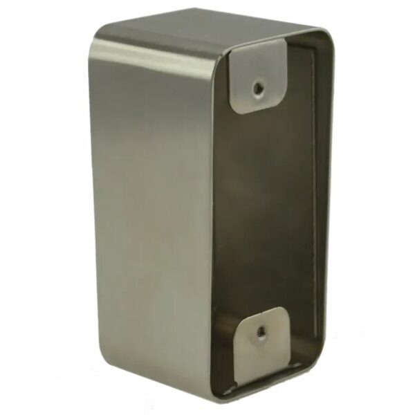 Boîtier acier inoxydable, 42 x 87 x 38/42 mm pour plaque étroite [SSH100] - [3760273112783]