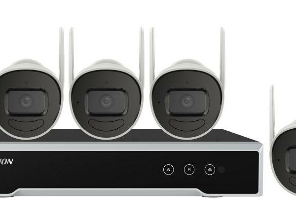 🟥 Kit 4 caméras Bullet 4 MP Wi-Fi avec enregistreur 4 canaux + HDD 1To [NK44W0H-1T(E)] - []
