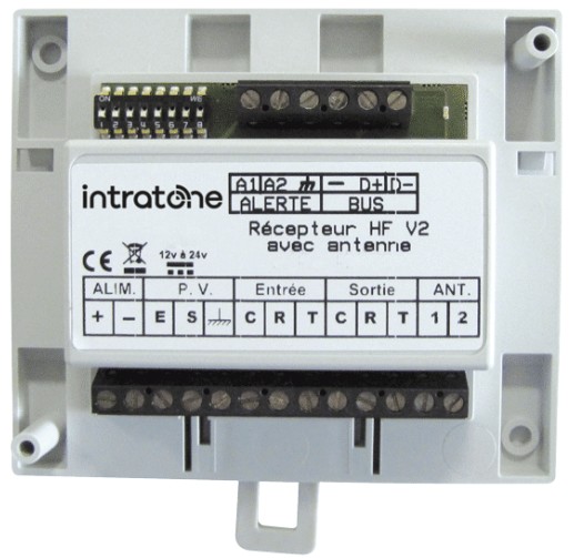 Récepteur HF Intratone avec antenne déportée – Temps réel [07-0101]