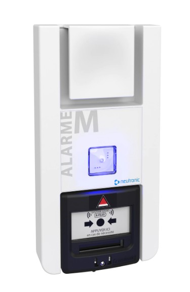 Équipement d’Alarme Menace (lumineux) à piles radio adressable [TX5PL]