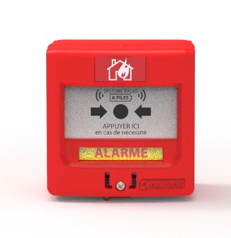 Déclencheur manuel à piles radio [5710R1C-RF3]