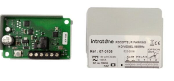 Récepteur HF accès parking individuel – pour 10 télécommandes [07-0105]
