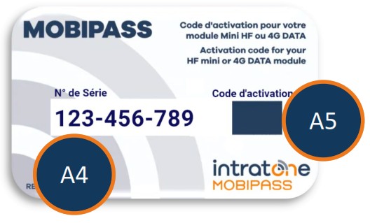 Carte d'activation Mobipass pour module intratone de + de 5 utilisateurs [MOBIPASS]