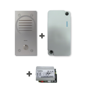 Pack complet interphone audio + une carte relai + une centrale GSM [R501-0003]